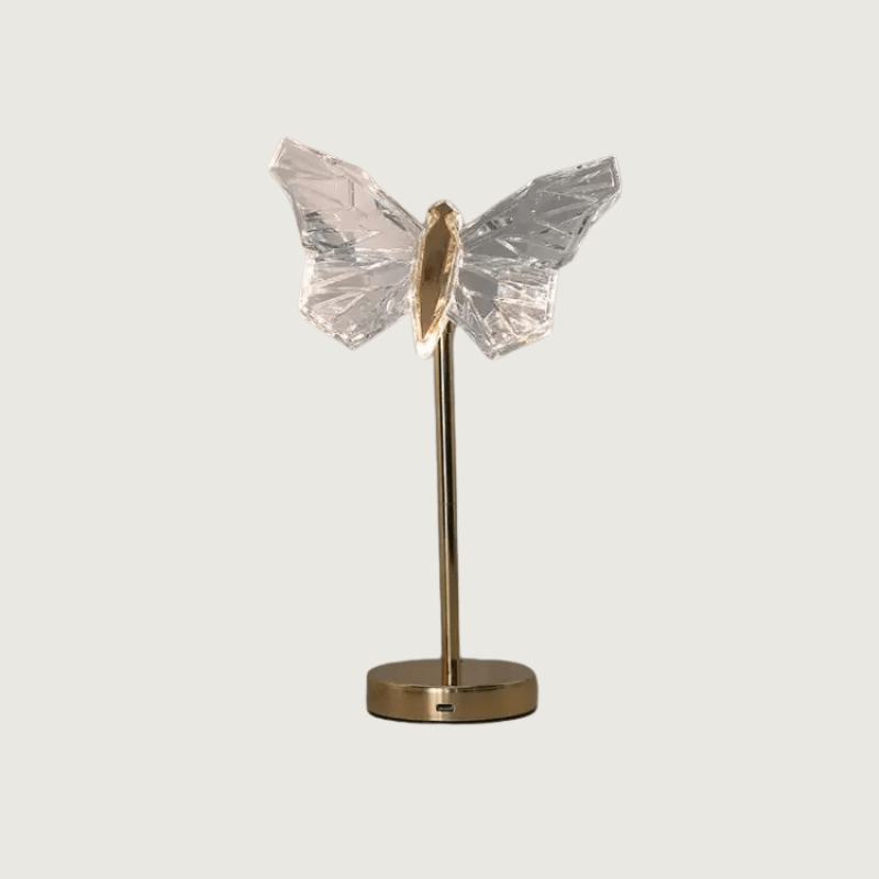 Winged Glow - Crystal Table Lamp