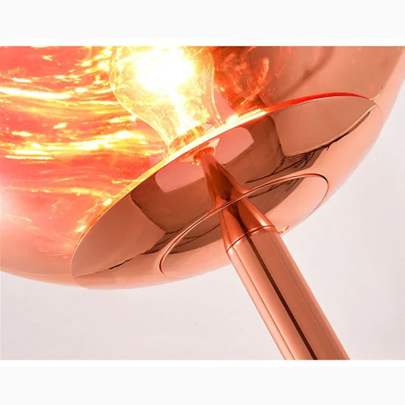VertoGlow - Lampe sur pied en pierre de lave dimmable