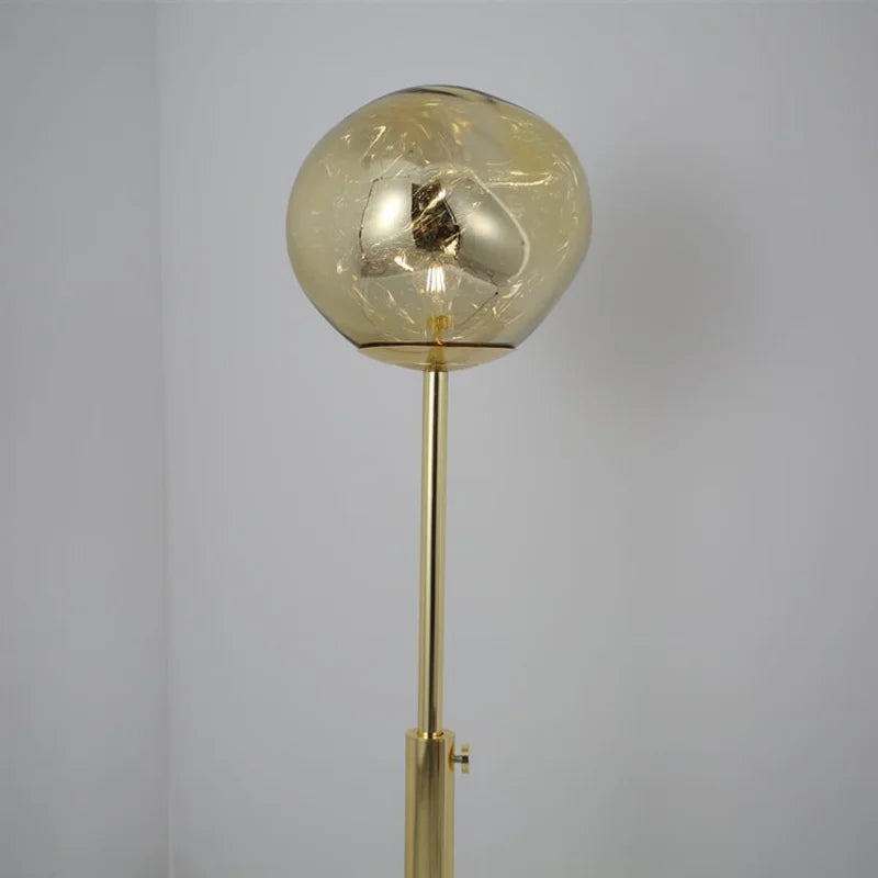 VertoGlow - Lampe sur pied en pierre de lave dimmable