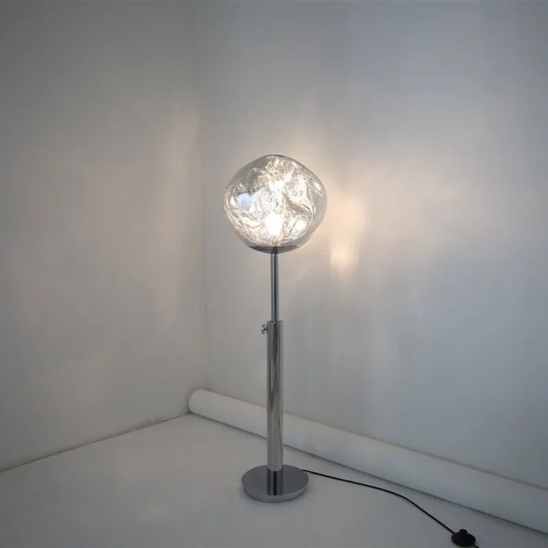 VertoGlow - Lampe sur pied en pierre de lave dimmable