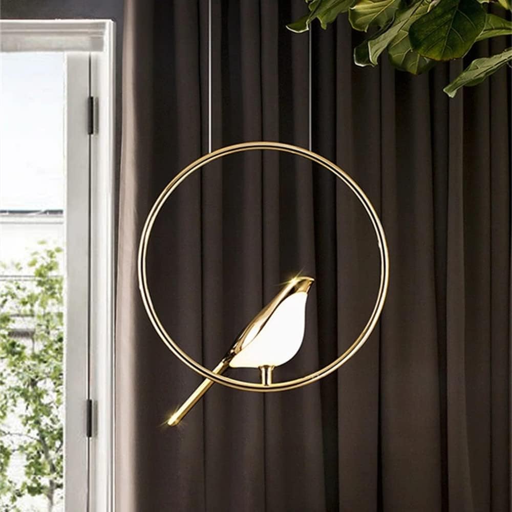 AviaryGlow - Pendelampe med fugle cirkel