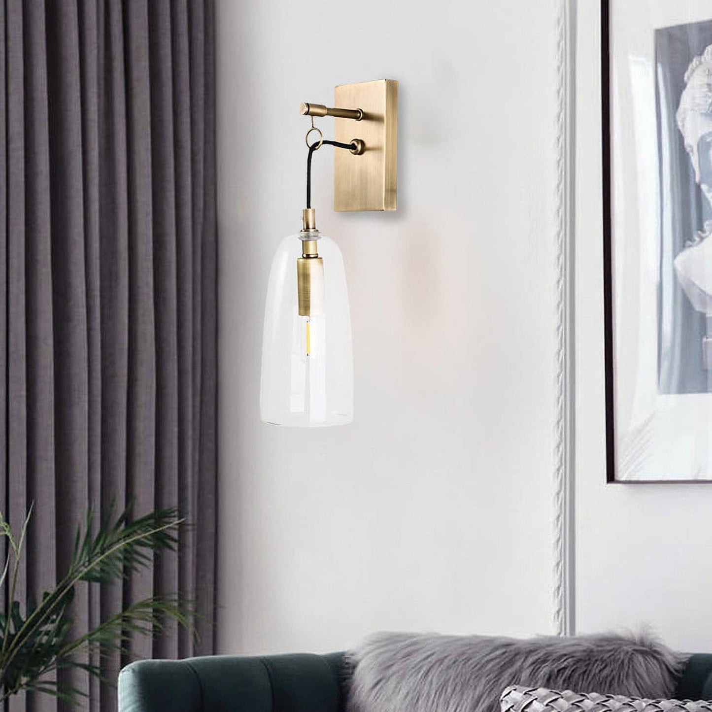 NovaBeam - Verfeinerte Wandleuchte in Gold
