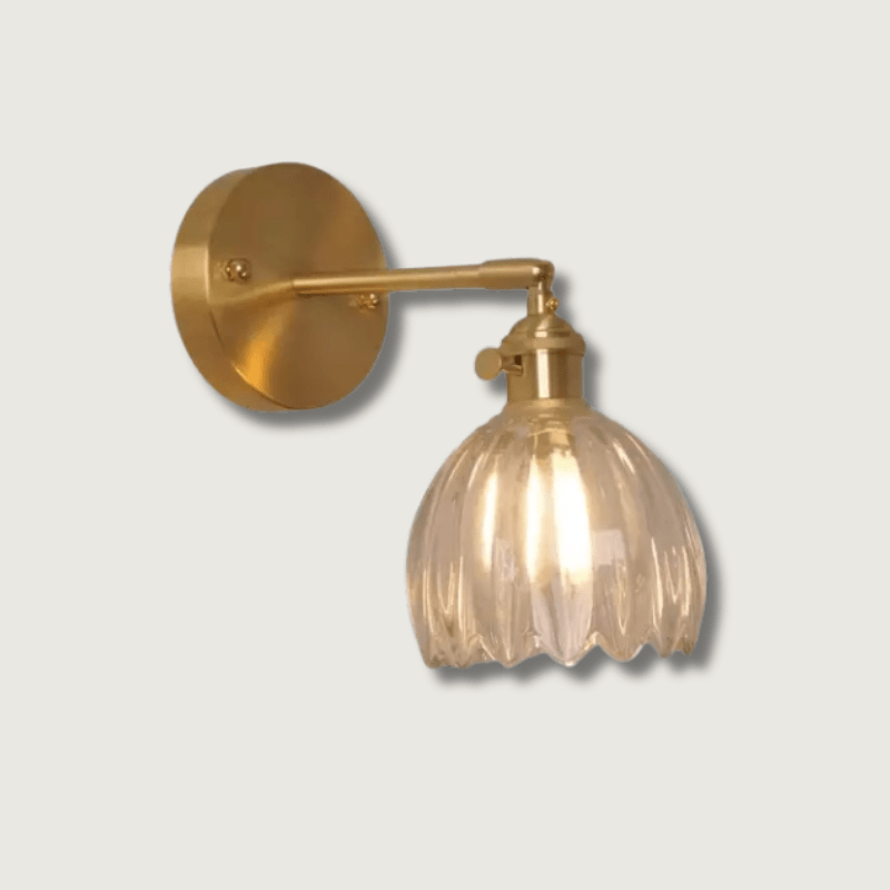 TulipeLicht - Retro Glas Væglampe