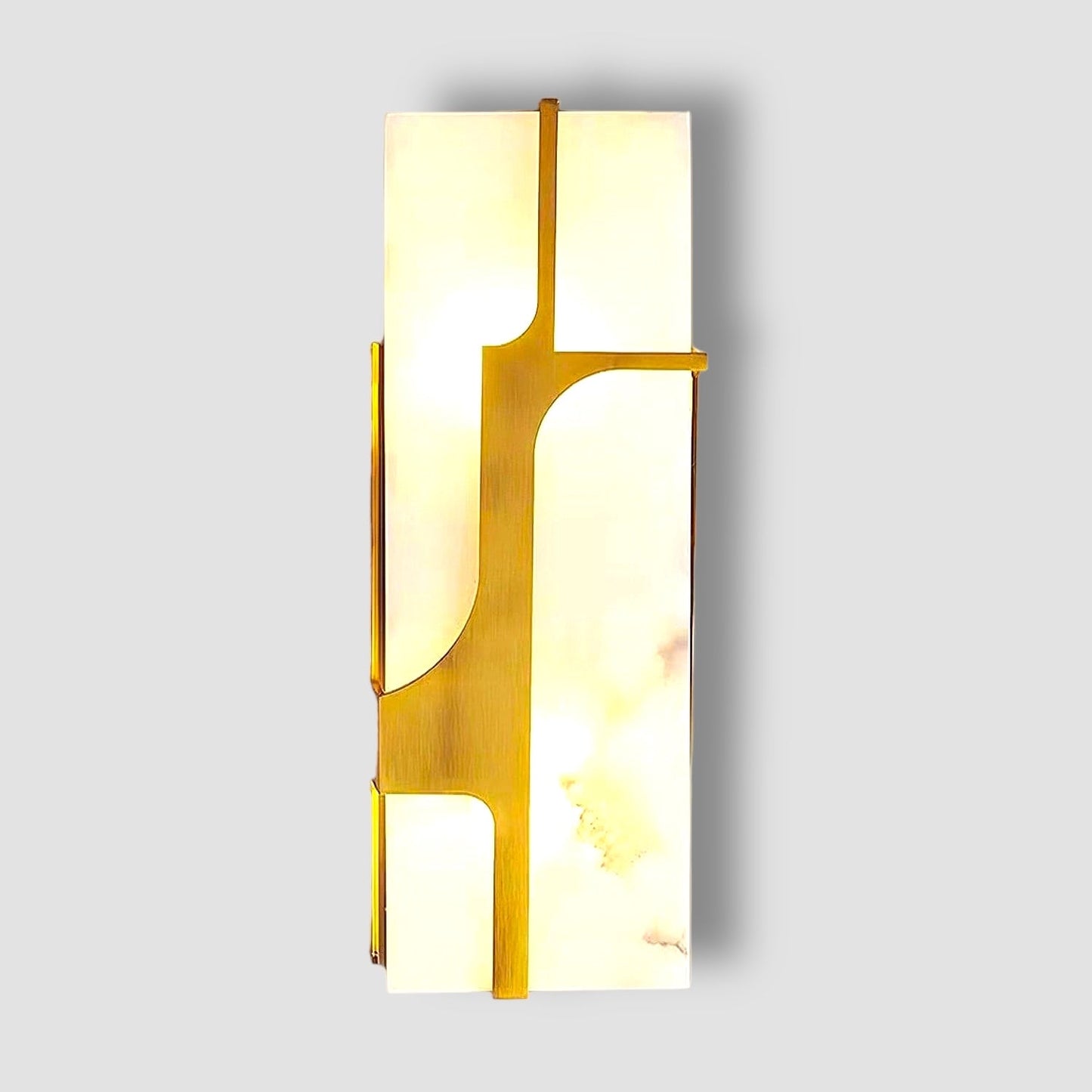 OpalGlow - Marmor Art Deco Wandleuchte