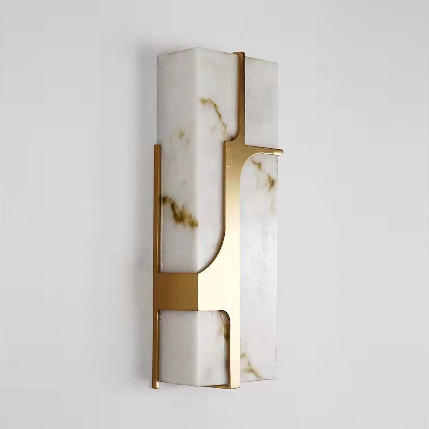 OpalGlow - Marmor Art Deco Wandleuchte