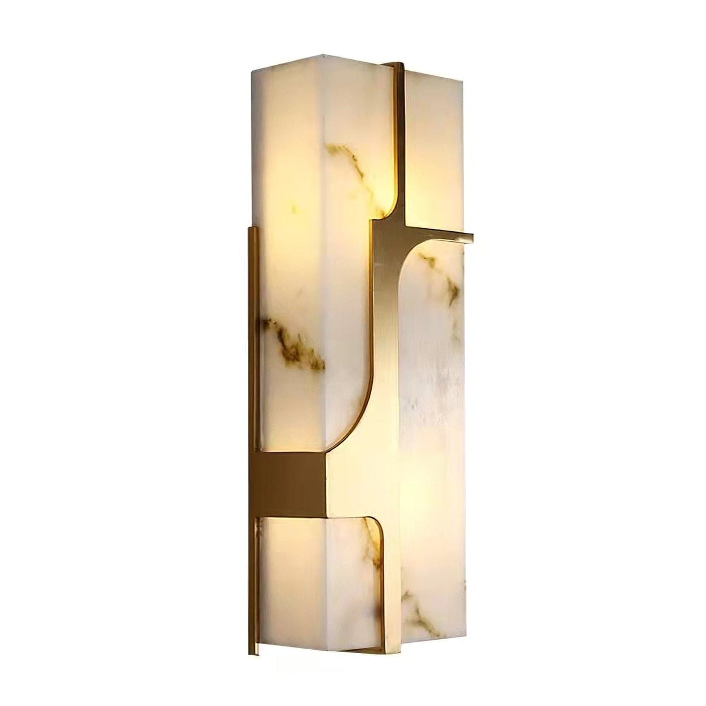 OpalGlow - Marmor Art Deco Wandleuchte