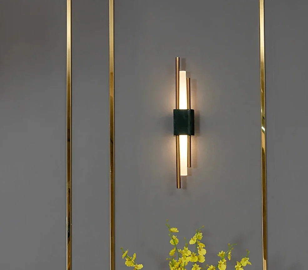 StoneBeam - Moderne marmor væglampe med LED