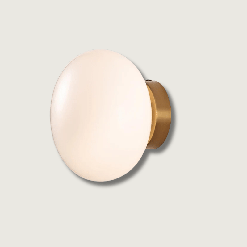 StoneShine - Elegant væg- og loftslampe med messingfod