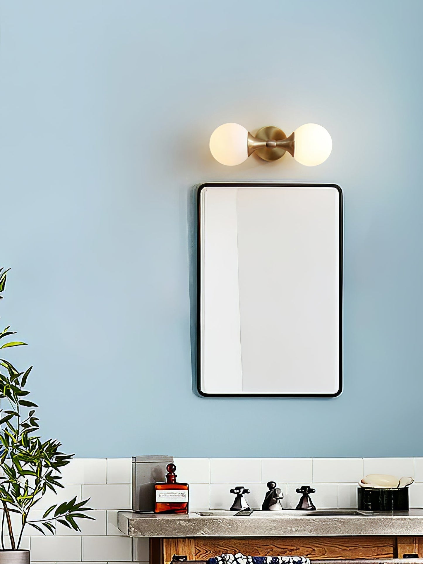 LumeBulbs - Væglampe med stilfulde pærer