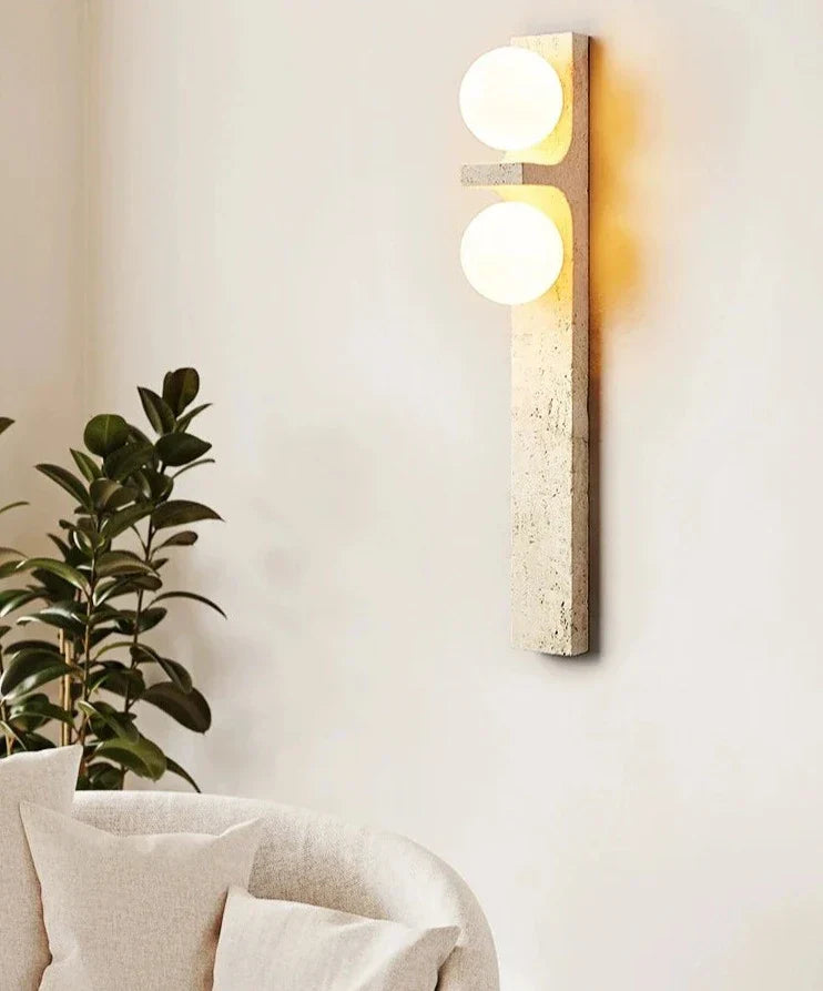 StoneGlow - LED lange strimler væglampe til stuen