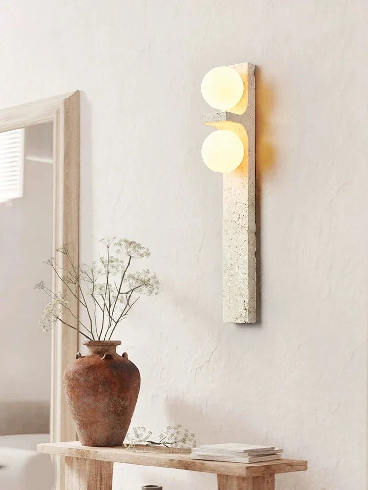 StoneGlow - LED lange strimler væglampe til stuen