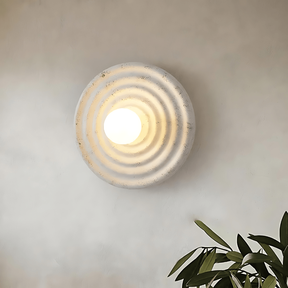 TranquilLume - Wabi-Sabi Væglampe til en Fredelig Atmosfære