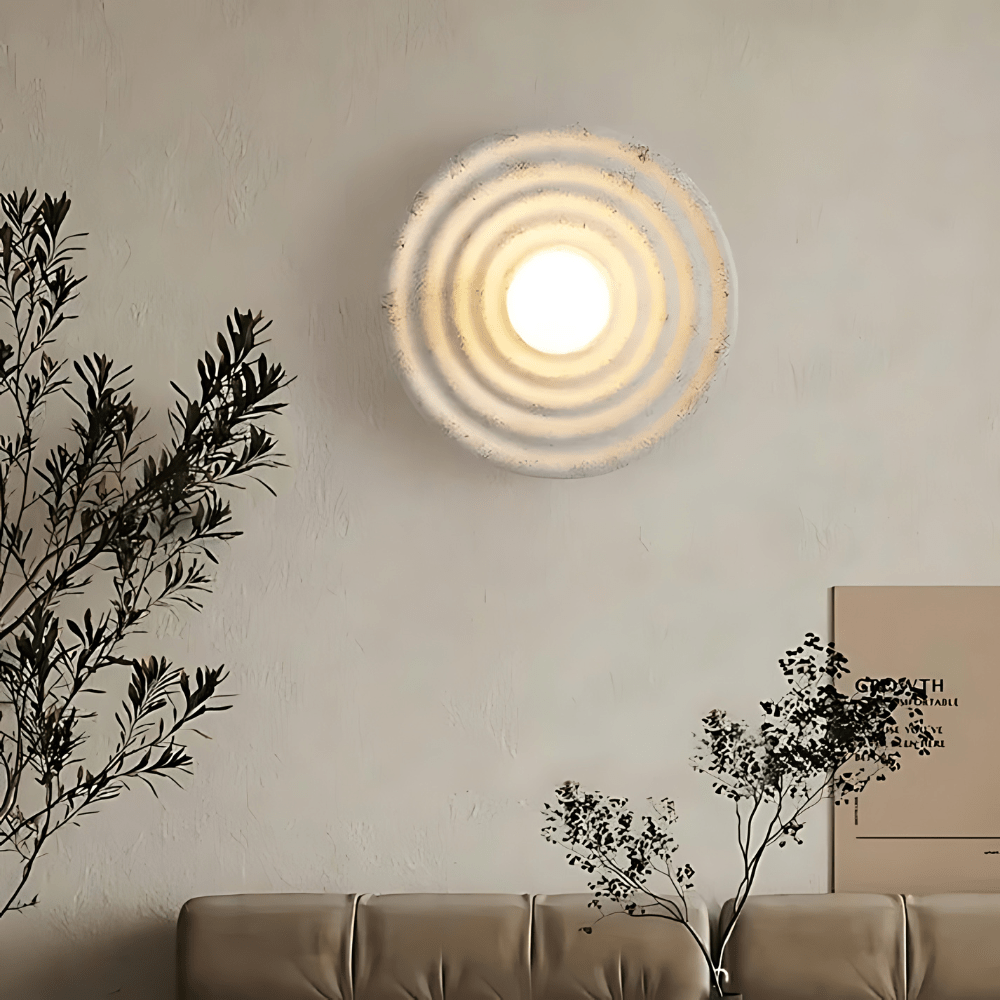 TranquilLume - Wabi-Sabi Væglampe til en Fredelig Atmosfære