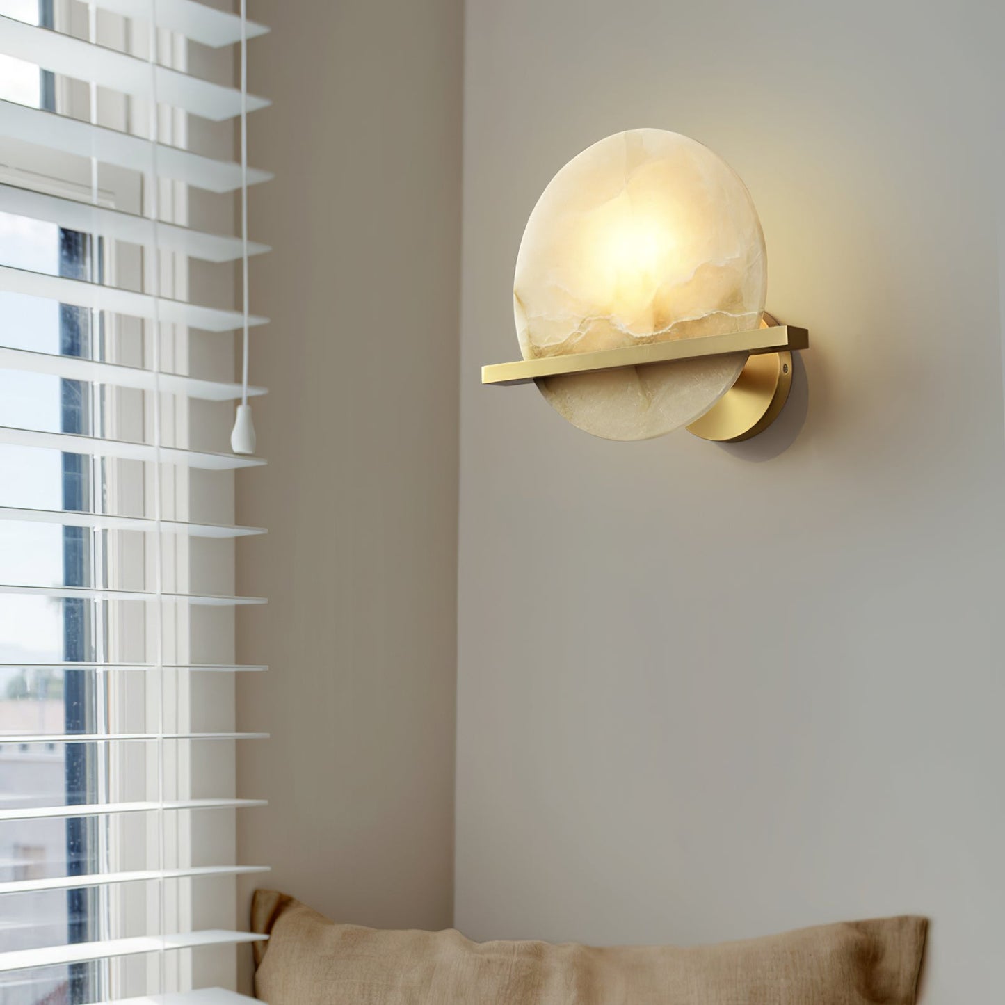 NordicLuxe - Marmor Wandlampe