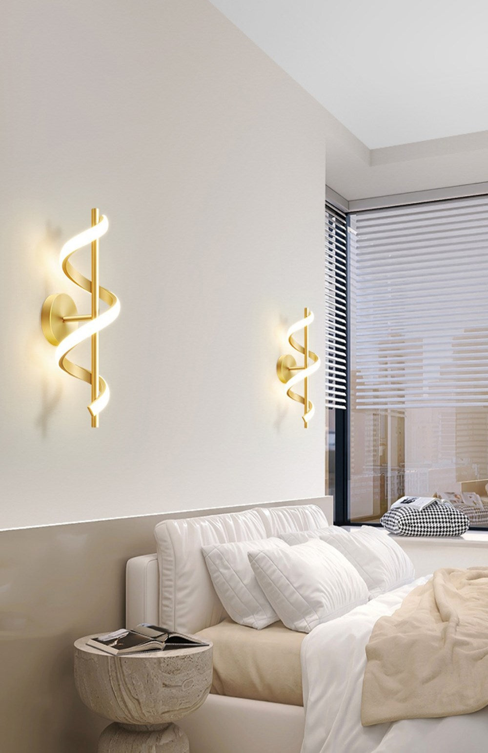 SpiralLight - Minimalistisk LED-væglampe i moderne design