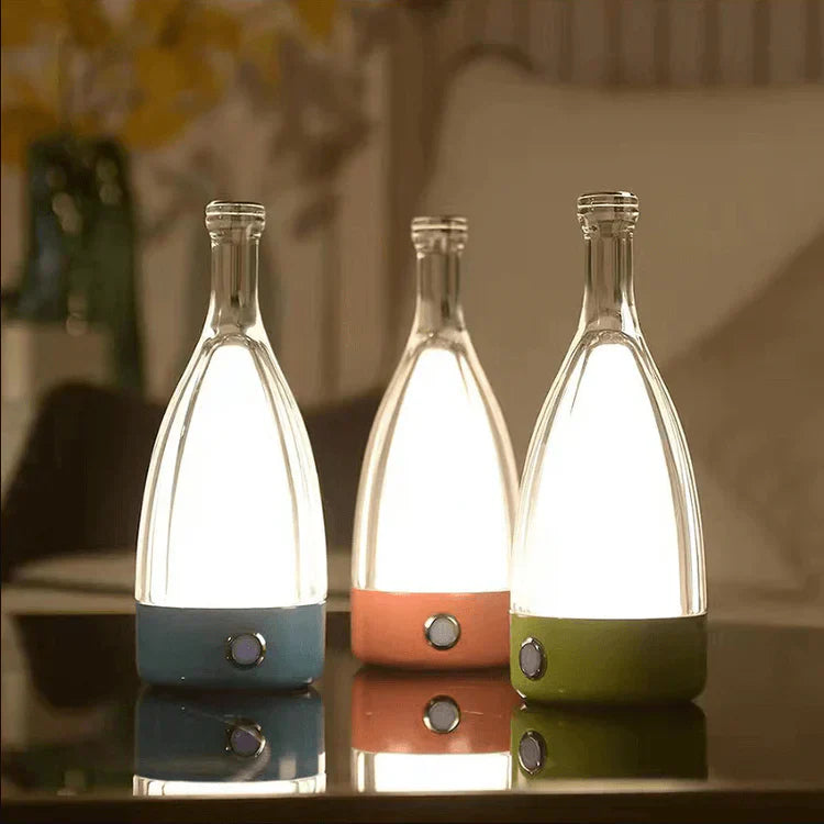 WineGlow - Dekorativ vinflaske lampe