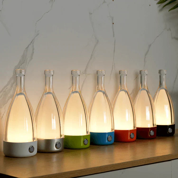 WineGlow - Dekorativ vinflaske lampe