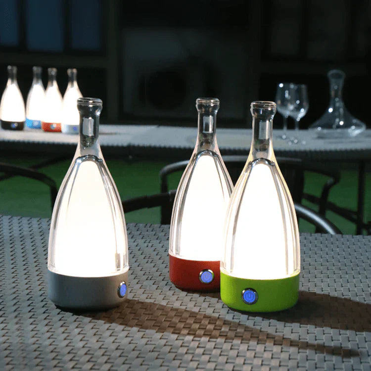 WineGlow - Dekorativ vinflaske lampe