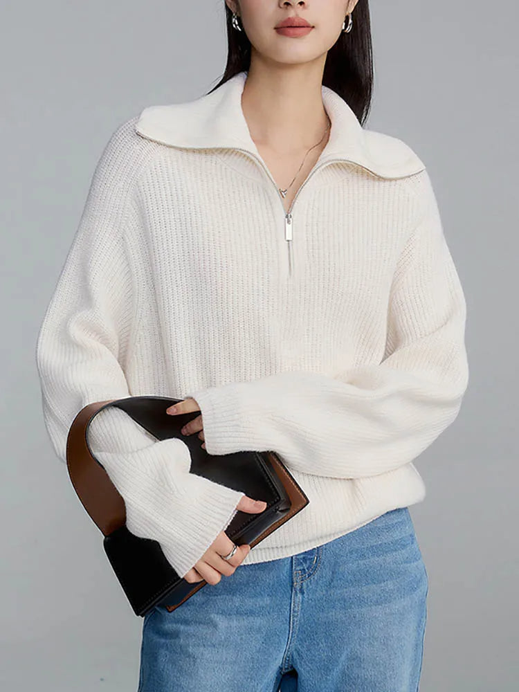 CashmereZip - Elegant Jumper