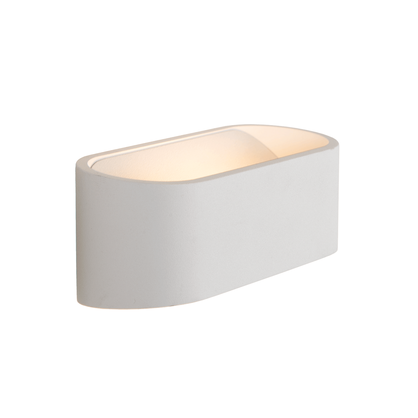 Neige brillante | Applique murale avec finition blanche