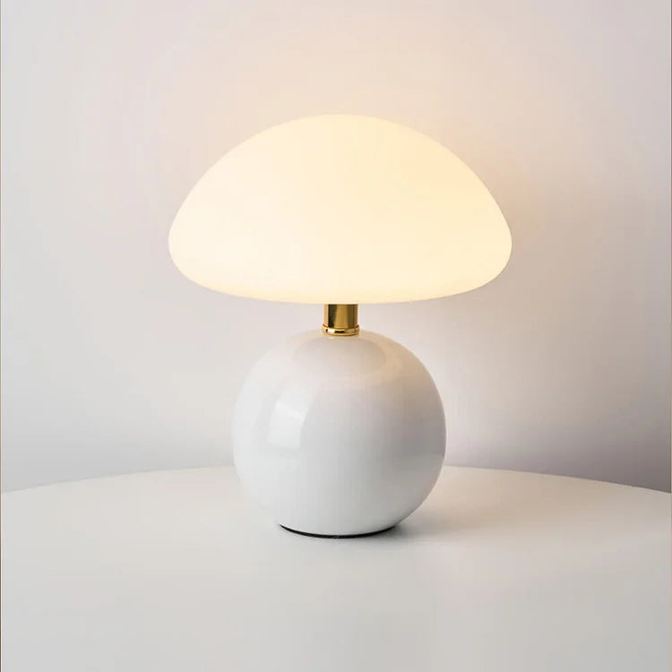 MushroomGlow - Elegante Franse Tafellamp