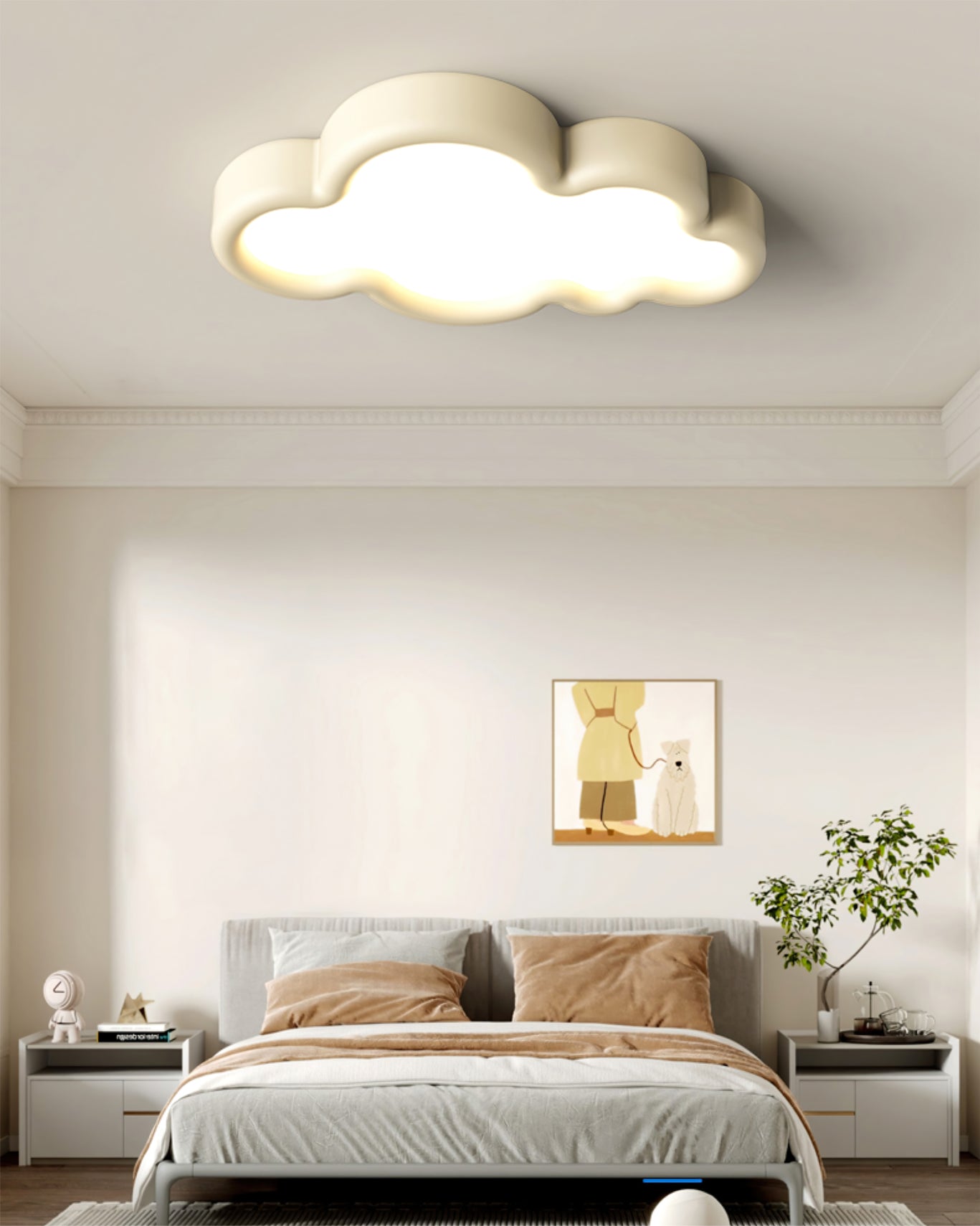 LuxeCrown - Ceiling Light with Queen Style and Subtle Lighting