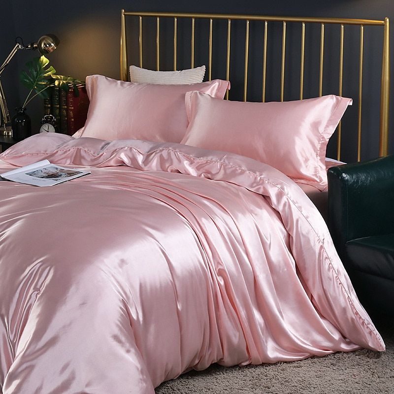 CottonGlow - Luxus Satin Bettwäsche Set