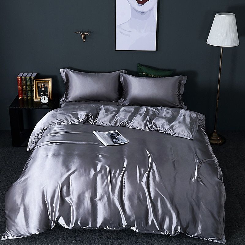 CottonGlow - Luxus Satin Bettwäsche Set