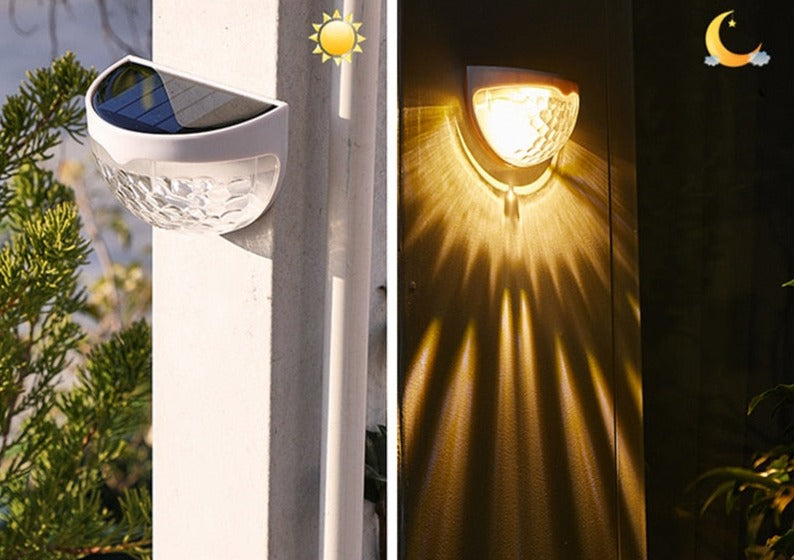 PhantomLight - Lampe Murale Solaire avec Éclairage Moderne pour l'Extérieur