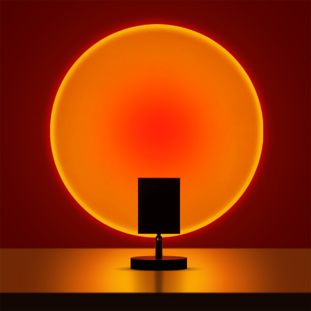 RetroRay - Bordlampe med solnedgangseffekt