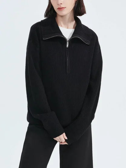 CashmereZip - Elegant Jumper