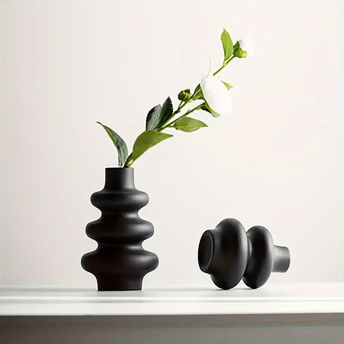BohoTwist - Vase en spirale en céramique