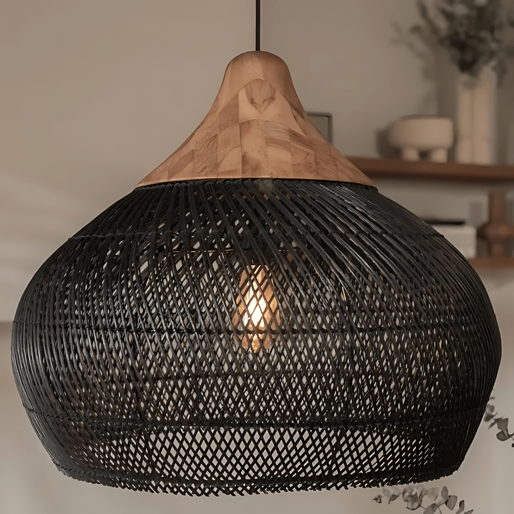 RattanDream - Boho-inspirierte handgefertigte Pendelleuchte
