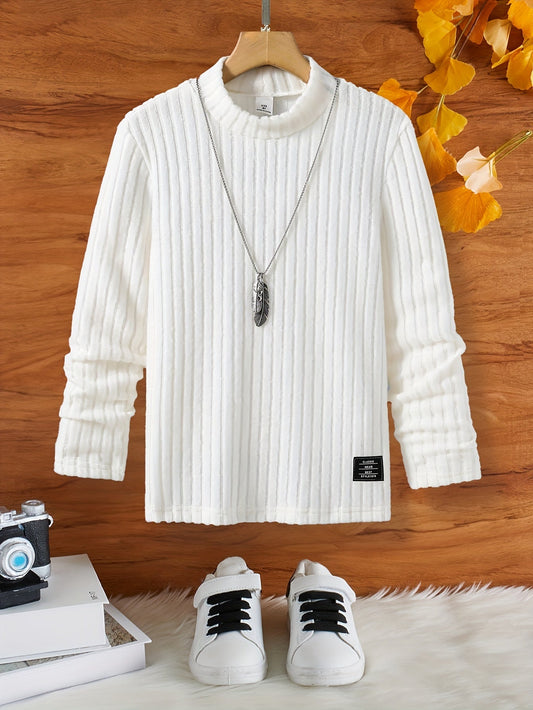 Boys' Casual Turtleneck Sweater for Children - Bonni