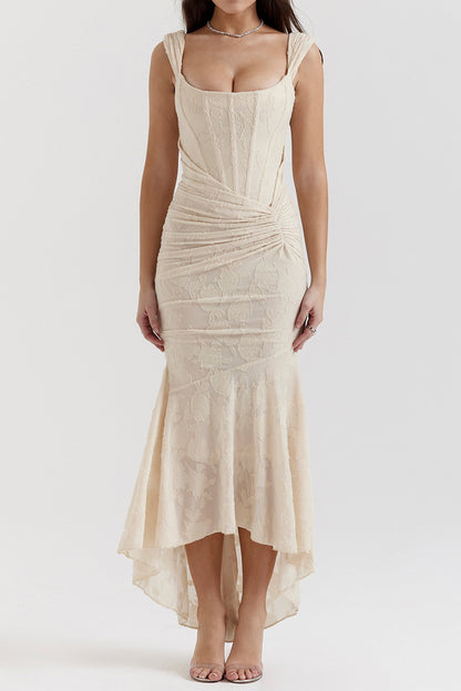 Robe Maxi à Motif Floral - Mariekje