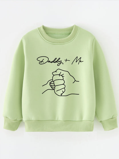 Boys' Casual Sweater with Long Sleeves and Graphic Pattern - Leandro