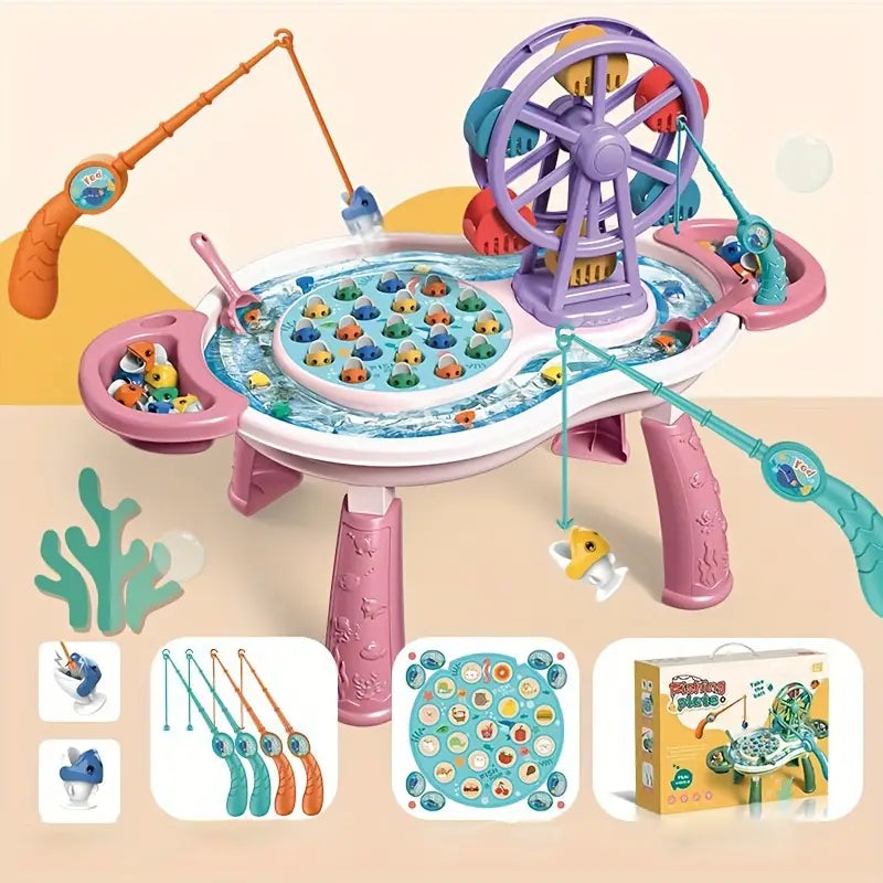 Table de jeu d'eau - Avec poissons magnétiques