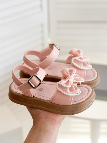 Sandales de princesse pour filles avec détail nœud