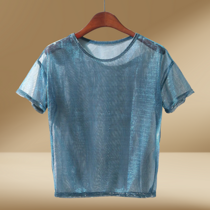 Alicia – Sexet Gennemsigtig Damebluse til et Dristigt Look