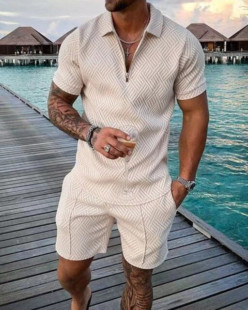 Polo et short Zomerset pour hommes - Diego