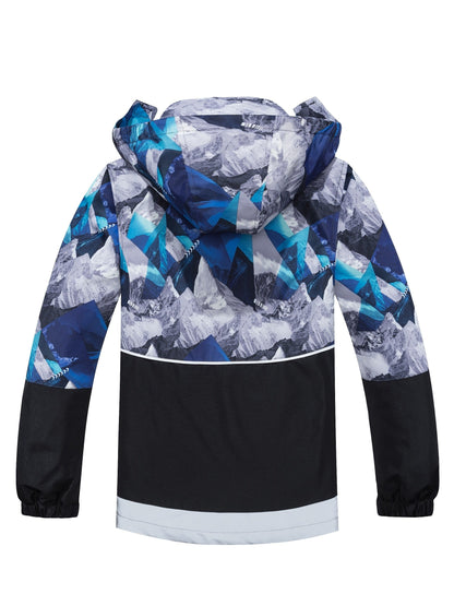 Veste imperméable pour enfants avec capuche amovible - Sammy