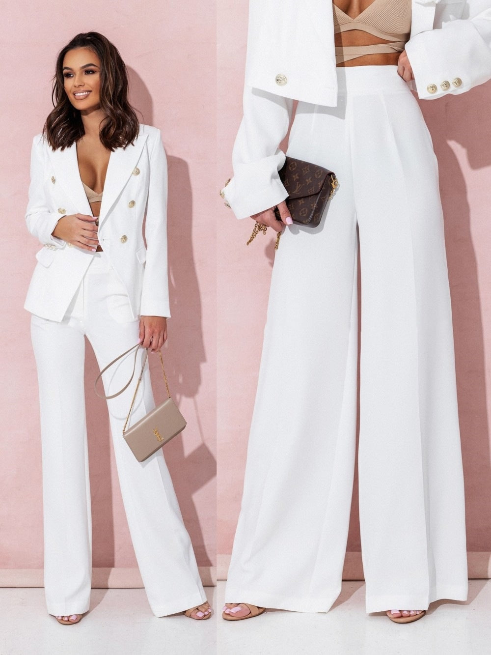 Naomi – Stilig midi-kjole med elegant V-hals
