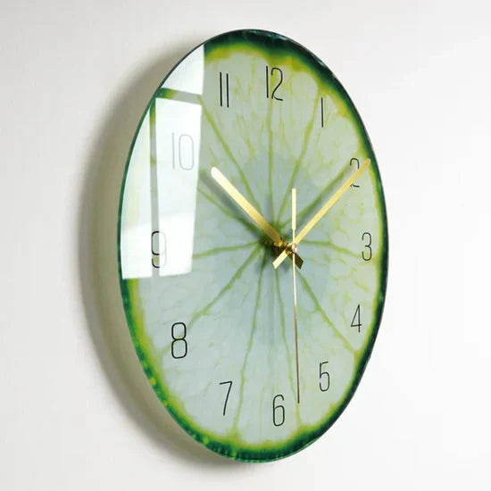 Menico - Grande horloge murale en verre