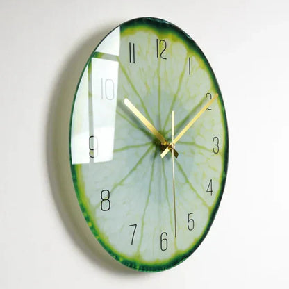 Menico - Grande horloge murale en verre