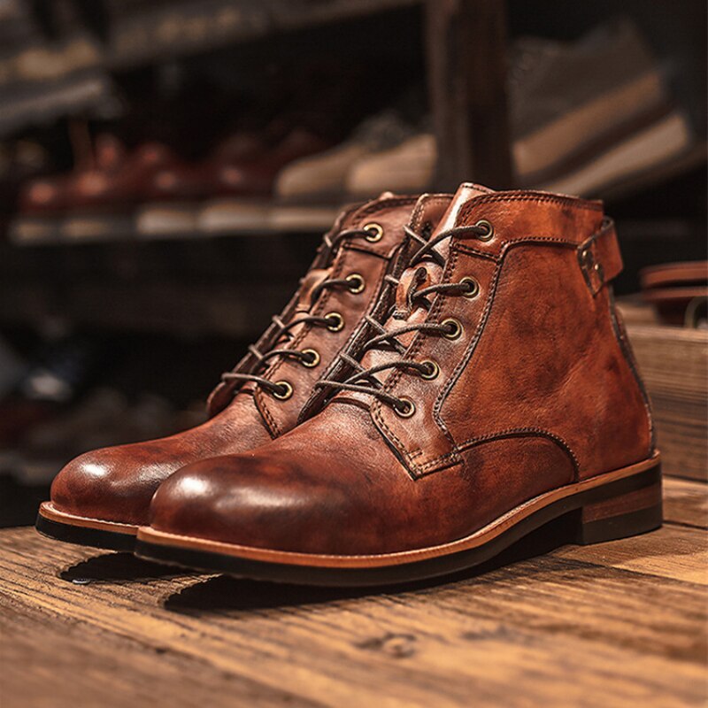 Bottes montantes à lacets pour hommes - Evander