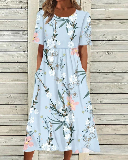 Robe Midi Imprimée - Nona