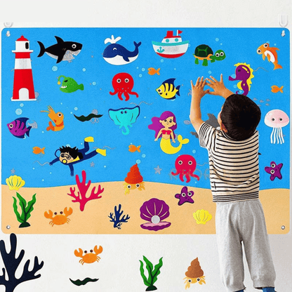 VelvetiKIDS - Tableau en feutre pour tout-petits