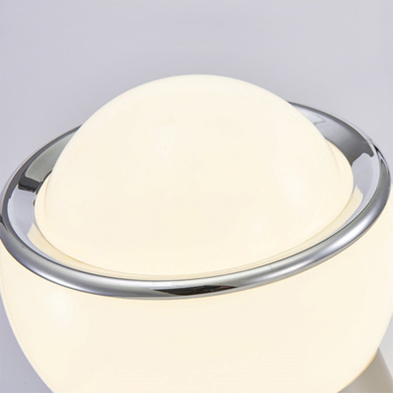 Lampe de table à abat-jour en verre unique