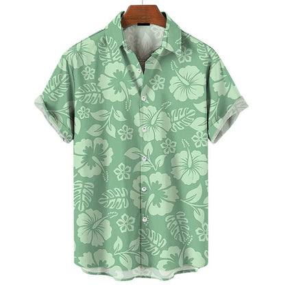 Ven | Klassisk Hawaii-blomstret skjorte
