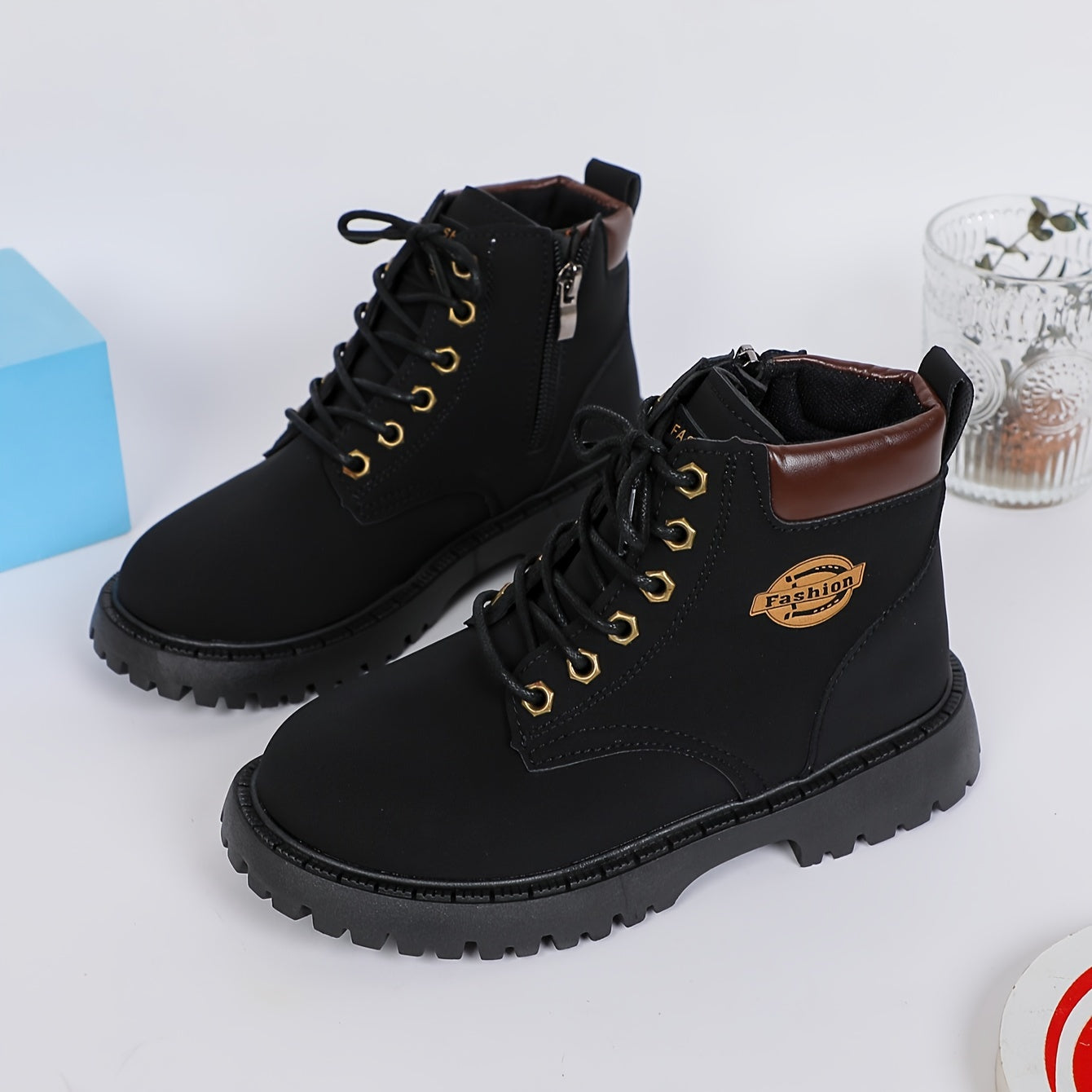Boys' Cool Boots with Zip Closure Durable Non-Slip Shoes - Jakob